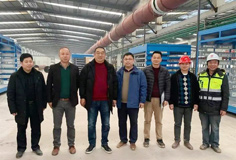 年關將至，董事長邊程多地視察項目進度，慰問堅守員工